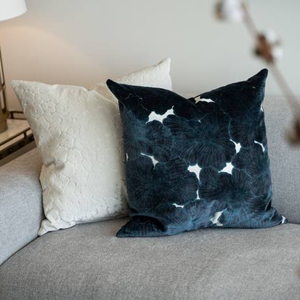 Luxury velvet cushion detail